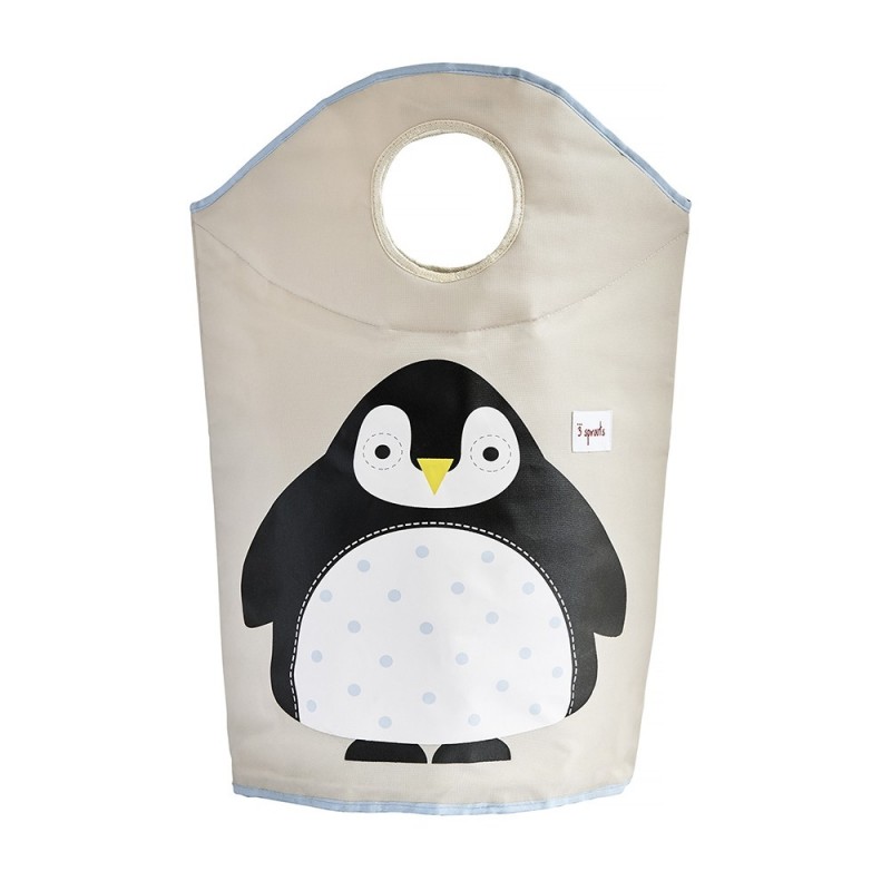 Cesto para ropa Pingüino 3 Sprouts - Bebeydecoracion | REBAJAS