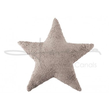 cojin lavable estrella lino de lorena canals