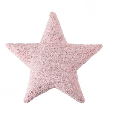 cojin lavable estrella rosa de lorena canals