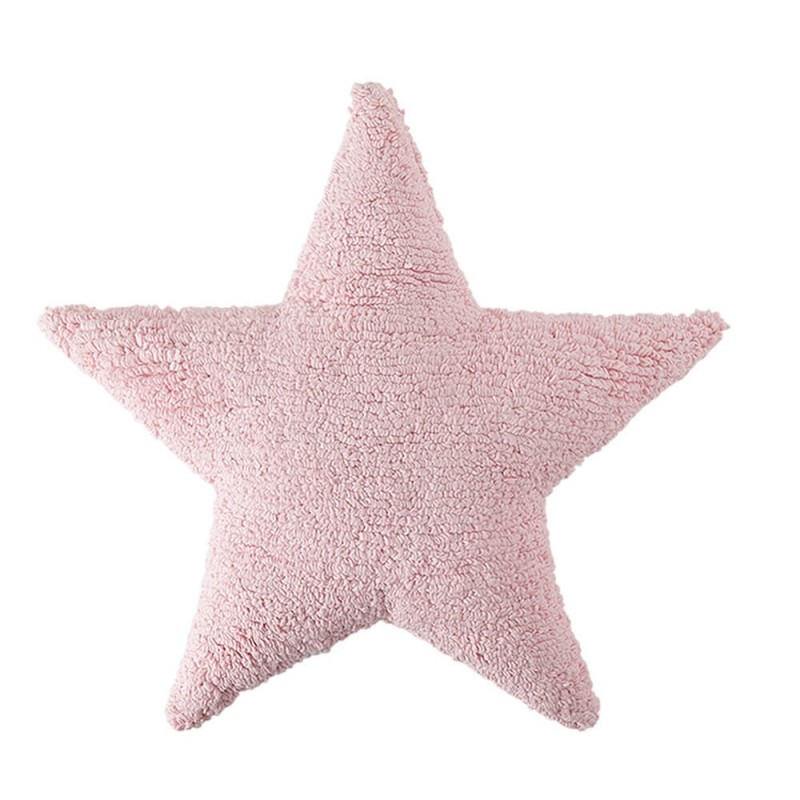 cojin lavable estrella rosa de lorena canals