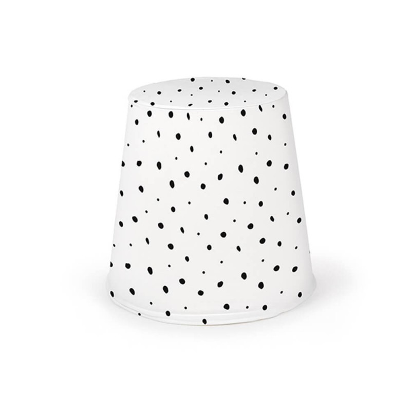 ▷ Puff Cónico Dots Blanco Mood de Ros