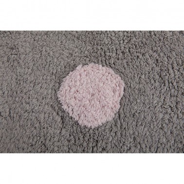 ▷ Alfombra lavable Estrellas tricolor rosa de Lorena Canals