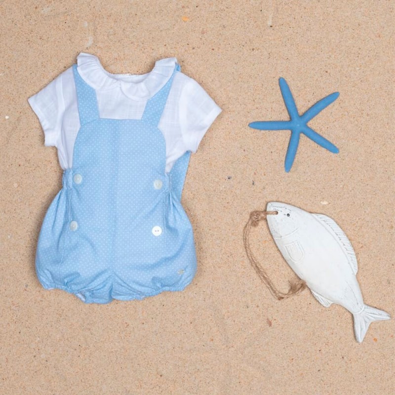 Conjunto bebe niña verano de conejos estampados Coco Acqua