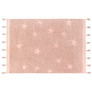 alfombra lavable hippy stars vintage nude lorena canals
