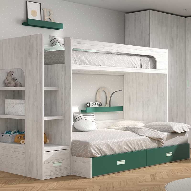 Litera Juvenil Lur Con Canape Mood 51 Mobiliario Ros Bebeydecoracion