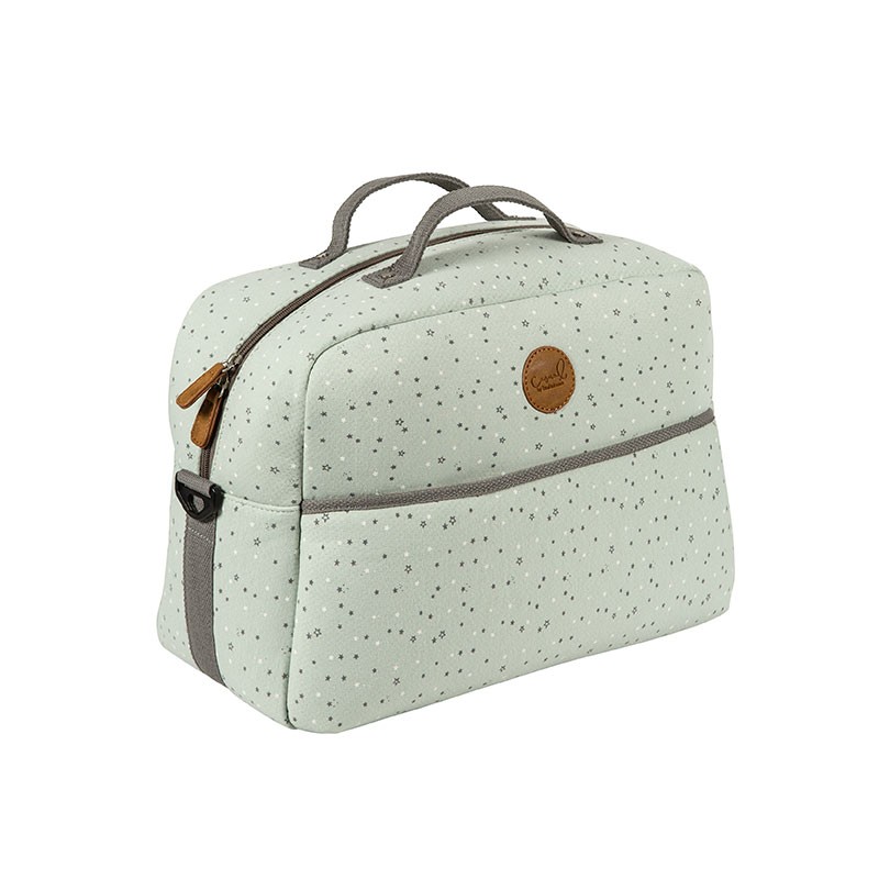 ▷ Bolso maternal con cambiador Planet Verde - Bebeydecoracion