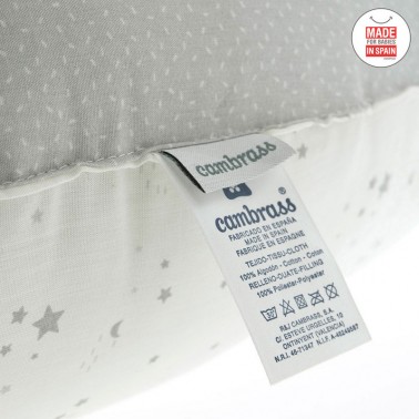 Cojin de lactancia Sky Gris Estrellas