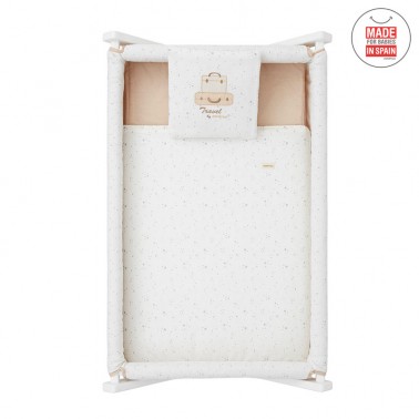 Minicuna tijera Sky Beige