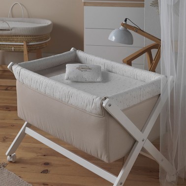 Minicuna tijera Sky Beige