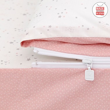 Saco nordico cuna Sky Rosa
