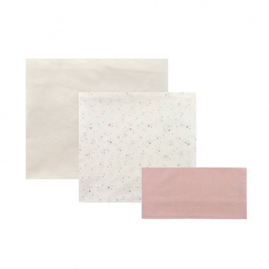Sabanas minicuna y capazo Sky Rosa