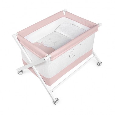 Minicuna tijera Sleepy Rosa