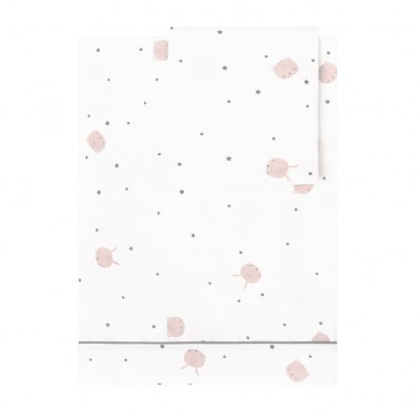 Sabanas Minicuna Sleepy Rosa