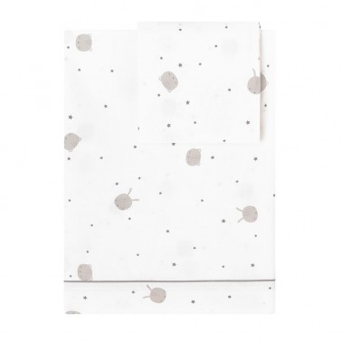 Sabanas Minicuna Sleepy Gris