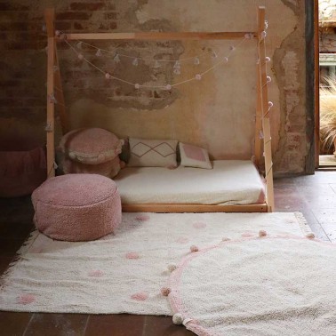 ▷ Alfombra lavable Lanes Vintage Nude Medium de Lorena Canals -  Bebeydecoracion