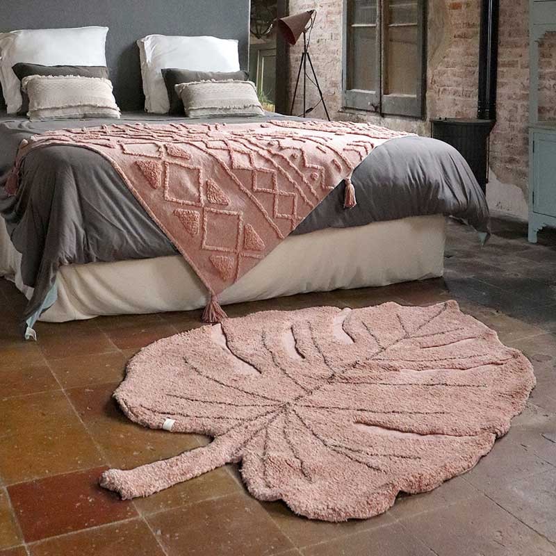 Alfombra lavable Monstera Vintage Nude