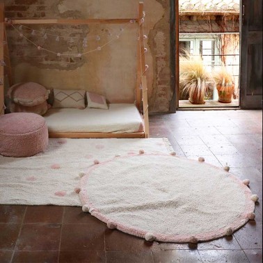 ▷ Alfombra Bubbly Natural-Vintage Nude Lorena Canals - Bebeydecoracion