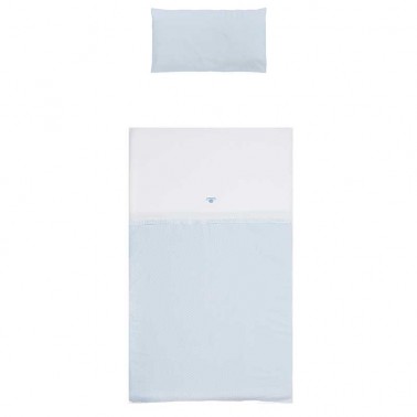 Funda nordica cuna Venecia Azul