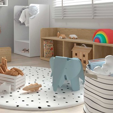 ▷ Estanteria alta dos modulos horizontal Arco Iris - Bebeydecoracion