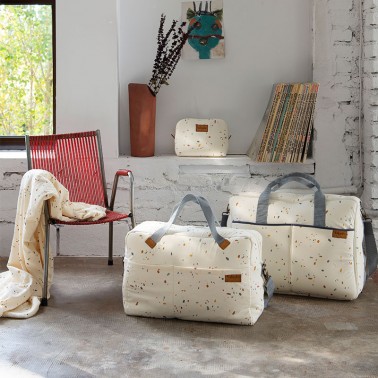 Maleta Barcelona Confetti Ivory ambiente