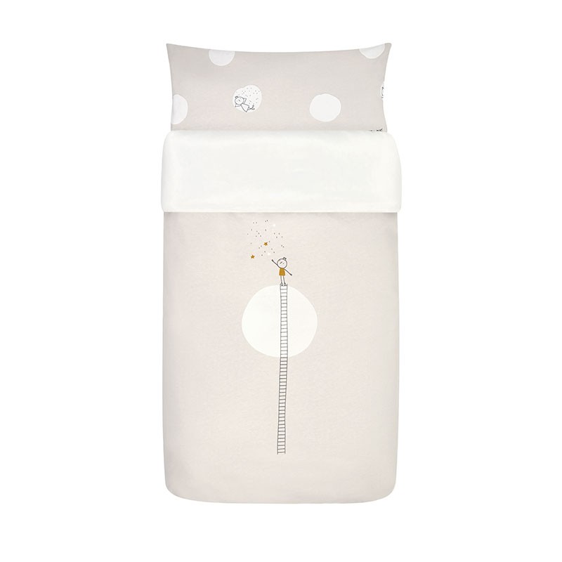 Funda Nordica minicuna Dreamer Gris