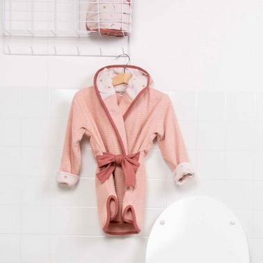 Albornoz bebe Luma Rosa