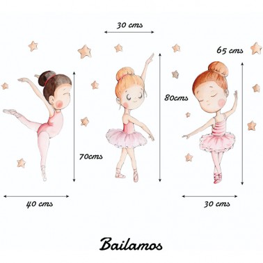 Vinilo infantil Bailamos