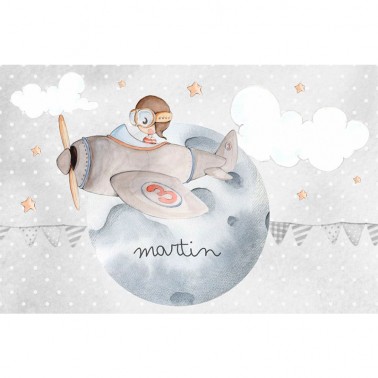 Mural Cuco y la luna