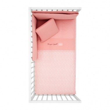 Pack colcha cuna Forest Rosa