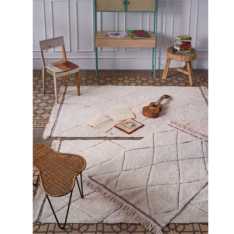 ▷ Alfombra lavable Monstera Vintage Nude- Bebeydecoracion