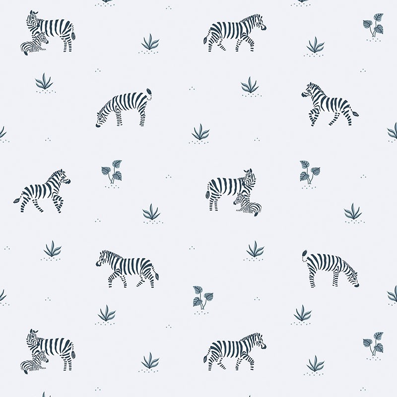 Papel pintado Tanzania Zebras