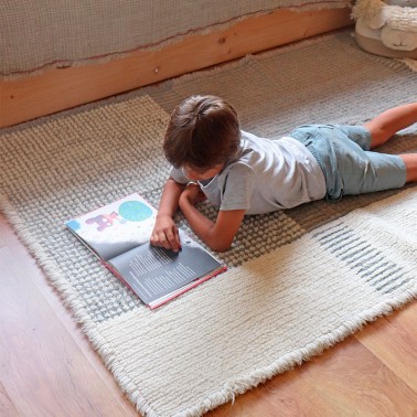 Alfombra Woolable Smoke Blue
