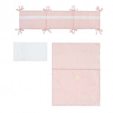 Pack Nordico y protector cuna Provenza Rosa
