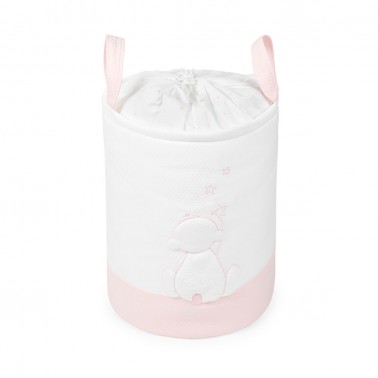 Cesta almacenaje Teddy Rosa