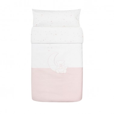 Saco nordico cuna Teddy Rosa