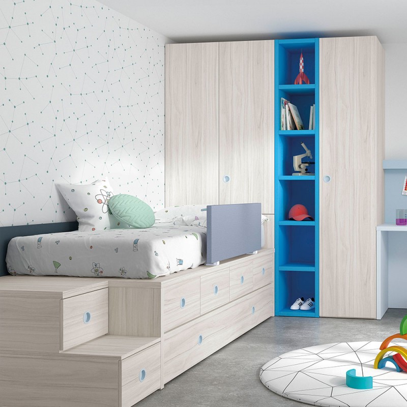 ▷ Cama nido con base Mood Ros Mobiliario - Bebeydecoracion