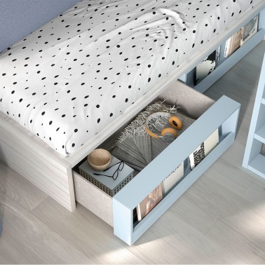 ▷ Cama nido con base Mood Ros Mobiliario - Bebeydecoracion