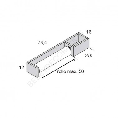 Estante para rollo de papel Arco Iris