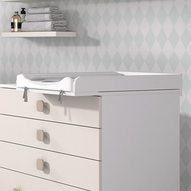 Mueble Cambiador para Bebé Sebra Blanco