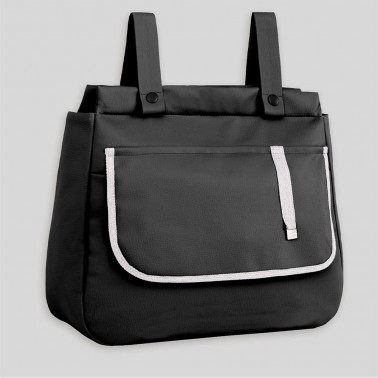 Bolso panera Esencial Negro Paz Rodriguez