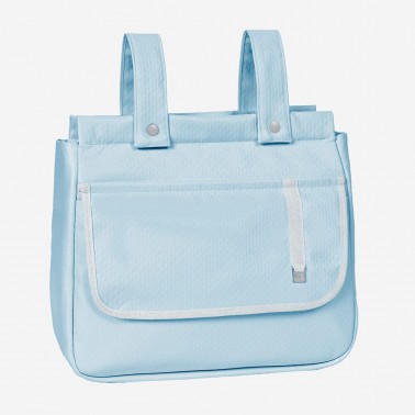 Bolso panera Esencial Azul Tiza Paz Rodriguez
