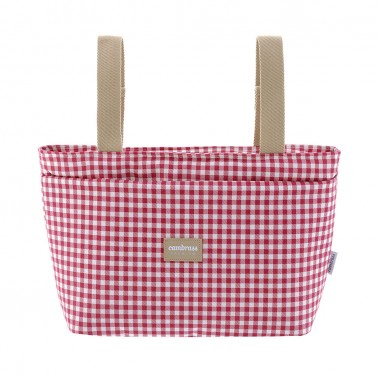 Bolso organizador Vichy Rojo