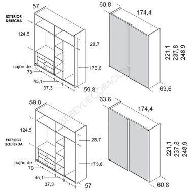 Armarios: ¿Puertas correderas o abatibles? - Armarios Kirchen