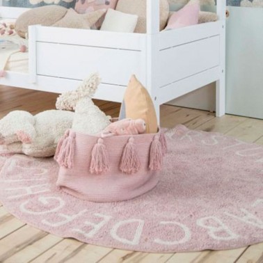 ▷ Alfombra lavable Round ABC Vintage Nude-Natural Lorena Canals