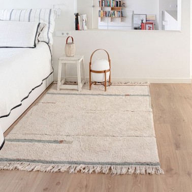 Alfombra lavable - Lanes Vintage Nude - M — Walnut