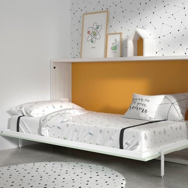 Cama abatible horizontal simple