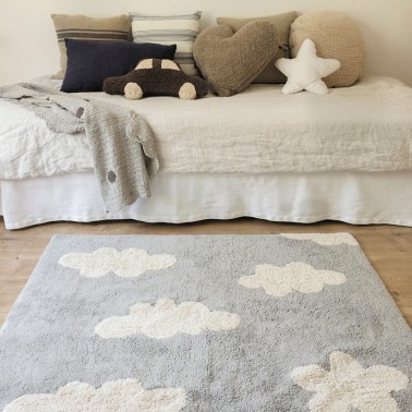 Alfombra lavable Clouds Grey