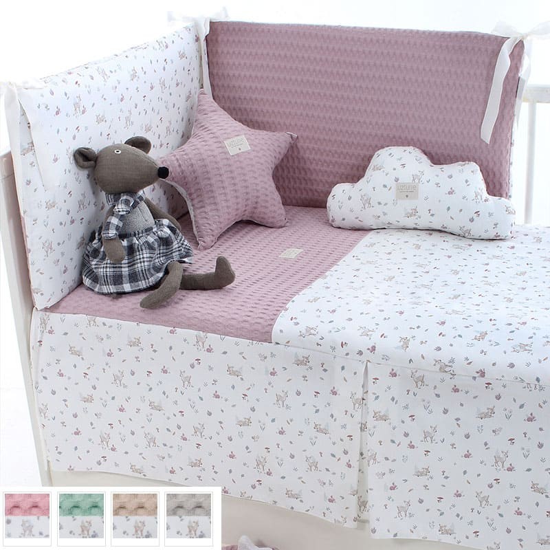 Conjunto de cuna 60x120 modelo Bambi