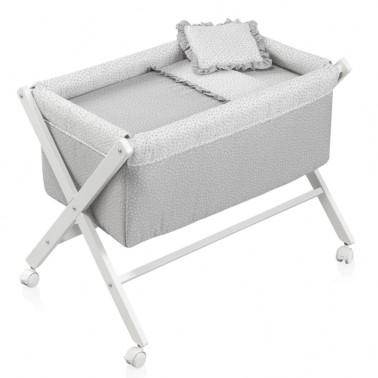 Minicuna tijera Liberty Gris