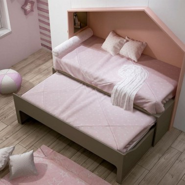 Armario puente casa con cama compacta